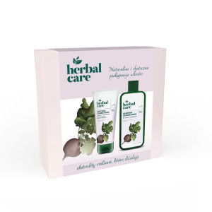Zestaw Herbal Care pielęgnacja włosów rzepa, Szampon 330 ml, Odżywka 200 ml