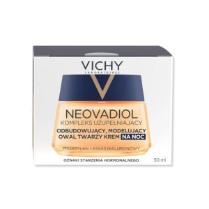 Vichy Neovadiol Kompleks Uzupełniający, odbudowujący, modelujący owal twarzy krem na noc, 50 ml