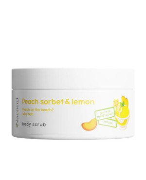 NACOMI Peeling do ciała o zapachu brzoskwiniowego sorbetu z cytryną, 100 ml