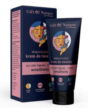 Gift Of Nature, prebiotyczny krem do twarzy do cery wrażliwej, 50 ml