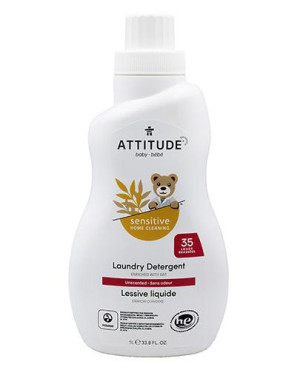 Attitude Baby Sensitive Delikatny Płyn do prania tkanin dziecięcych, 1l