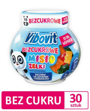 Vibovit, bezcukrowe misio żelki, 30 sztuk