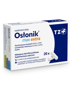 OSŁONIK MAX EXTRA, probiotyki, 20 kapsułek
