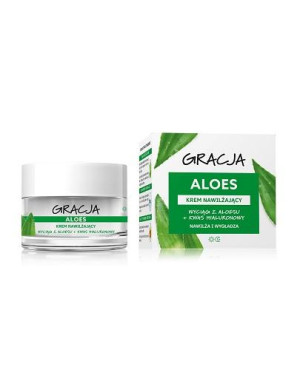 Gracja Aloes, Krem nawilżający, 50 ml