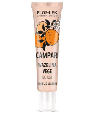 Flos-Lek Vege Lip, wazelina do ust Pomarańczowa C ampari, 10 g