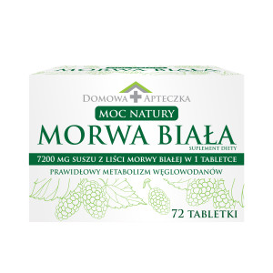 Domowa Apteczka Moc Natury, Morwa Biała, tabletki, 72 sztuki