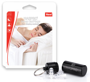 Haspro Sleep Earplugs Zatyczki do uszu do spania i odpoczynku - 1 para