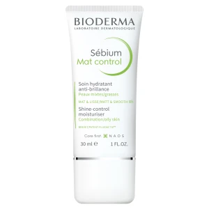 Bioderma Sebium Mat Control, krem nawilżająco-matujący do skóry mieszanej, 30 ml