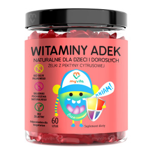MyVita żelki naturalne witamina ADEK, 60 sztuk