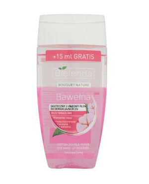 BIELENDA BAWEŁNA Skuteczny płyn do demakijażu oczu, 140 ml