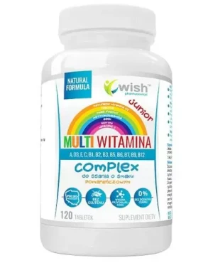 Wish Multiwitamina Complex Junior 120 tabletek do ssania