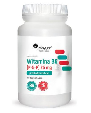 ALINESS Witamina B6 25 mg - 100 tabletek