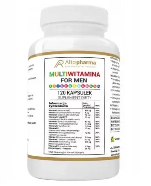Altopharma Multiwitamina For Men witaminy dla mężczyzn 120 kapsułek