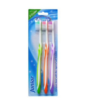 Beauty Formulas, Active Junior Szczoteczka do mycia zębów 8-12 lat, 3 sztuki