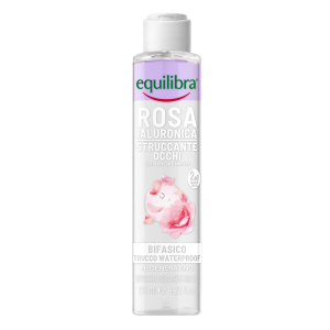 Equilibra Różany dwufazowy płyn do demakijażu z kwasem hialuronowym, 125 ml