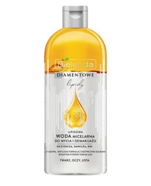 Bielenda Diamentowe Lipidy, Lipidowa Woda micelarna, 425 ml