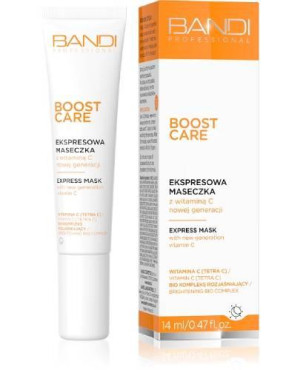 BOOST CARE, Ekspresowa maseczka z witaminą C nowej generacji, 14 ml