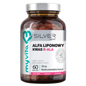 MYVITA Kwas alfa liponowy R-ALA 150 mg - 60 kaps. - cena, dawkowanie