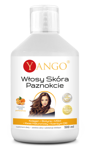 Yango, Multiwitamina Włosy Skóra Paznokcie, 500 ml