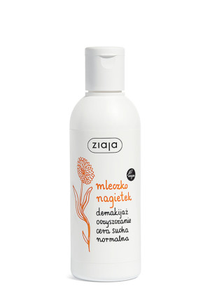 Ziaja Nagietek, Mleczko do demakijażu do cery suchej i normalnej, 200 ml