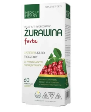 Medica Herbs Żurawina forte 60 kapsułek