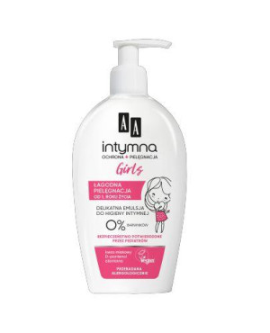 AA INTYMNA Girls Emulsja do higieny intymnej od 1. roku życia, 300 ml