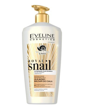 Eveline Royal Snail, intensywnie regenerujący olejkowy balsam do ciała, 350 ml