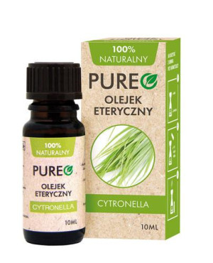 PUREO Naturalny olejek eteryczny Cytronella, 10 ml