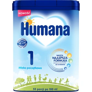 Humana 1 HMO, mleko początkowe, 750 g