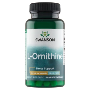 SWANSON L-Ornityna 500 mg, kapsułki, 60 sztuk