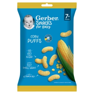 Gerber Chrupeczki kukurydziane po 7 miesiącu, 28 g
