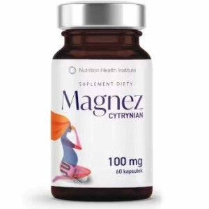 Magnez Cytrynian, kapsułki, 60 sztuk