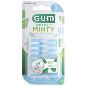 Sunstar Gum Soft-Picks Comfort Flex Gumowa Szczoteczka międzyzębowa mała, 40 sztuk
