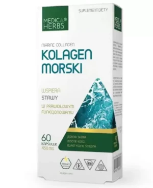 Medica Herbs, Kolagen Morski, 60 kapsułek
