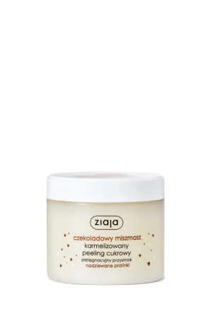 ZIAJA CZEKOLADOWY MISZMASZ Karmelizowany peeling cukrowy Nadziewane pralinki - 300 ml