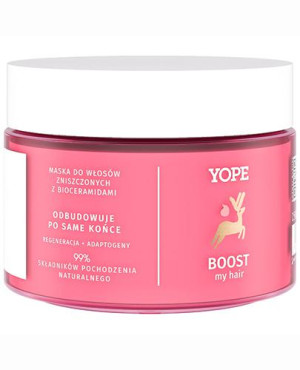 Yope Boost My Hair Maska do włosów zniszczonych z bioceramidami, 250 ml