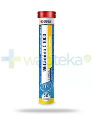 Rodzina Zdrowia Witamina C 1000 20 tabletek musujących