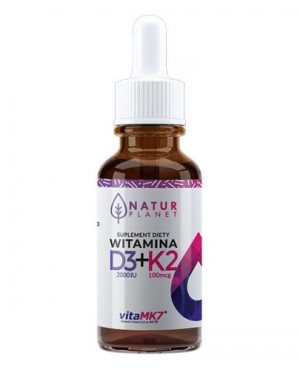 Natur Planet Witamina D3+K2 Max, 30 ml