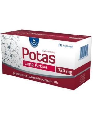 OLEOFARM Potas Long Active, 60 kapsułek