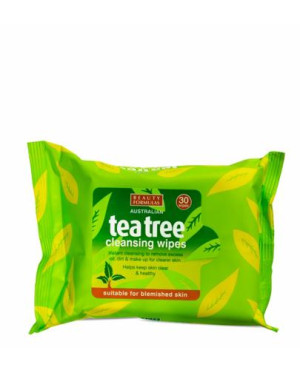 Beauty Formulas Oczyszczające Chusteczki do twarzy Tea Tree, 30 sztuk