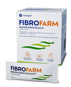 Fibrofarm Błonnik rozpuszczalny, 15 saszetek