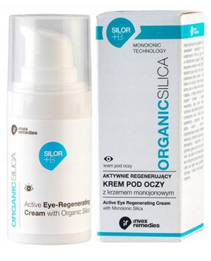 Invex Remedies Organic Silica Silor +B Aktywie regenerujący krem pod oczy z krzemem organicznym, 15 ml