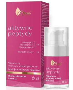 Ava Laboratorium Aktywne Peptydy Koktajl pod oczy kremowy naprawczy, 15 ml
