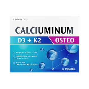 Calciuminum Osteo D3 + K2, tableki, 60 sztuk