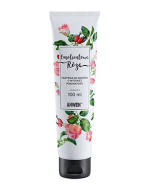 Anwen Emolientowa Róża, Odżywka do włosów o wysokiej porowatości, 100 ml