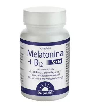 Dr Jacobs Melatonina + B12 Forte 90 tabletek