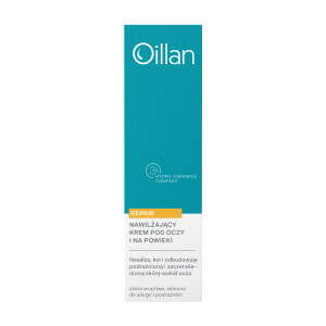 Oillan Repair, nawilżający krem pod oczy i na powieki, 15 ml