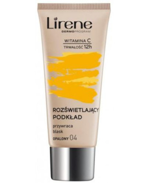 LIRENE Fluid rozświetlający z witaminą duo C 04 opalony, 30 ml