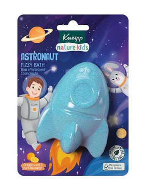 Kneipp nature kids Musująca figurka do kąpieli Astronauta, Pomarańcza, 1 sztuka
