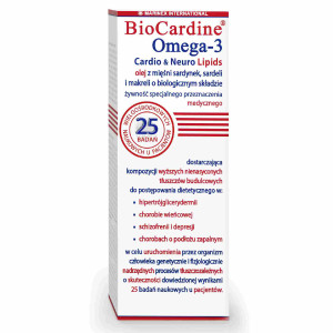 BioCardine Omega-3 Cardio & Neuro Lipids Olej, 200 ml